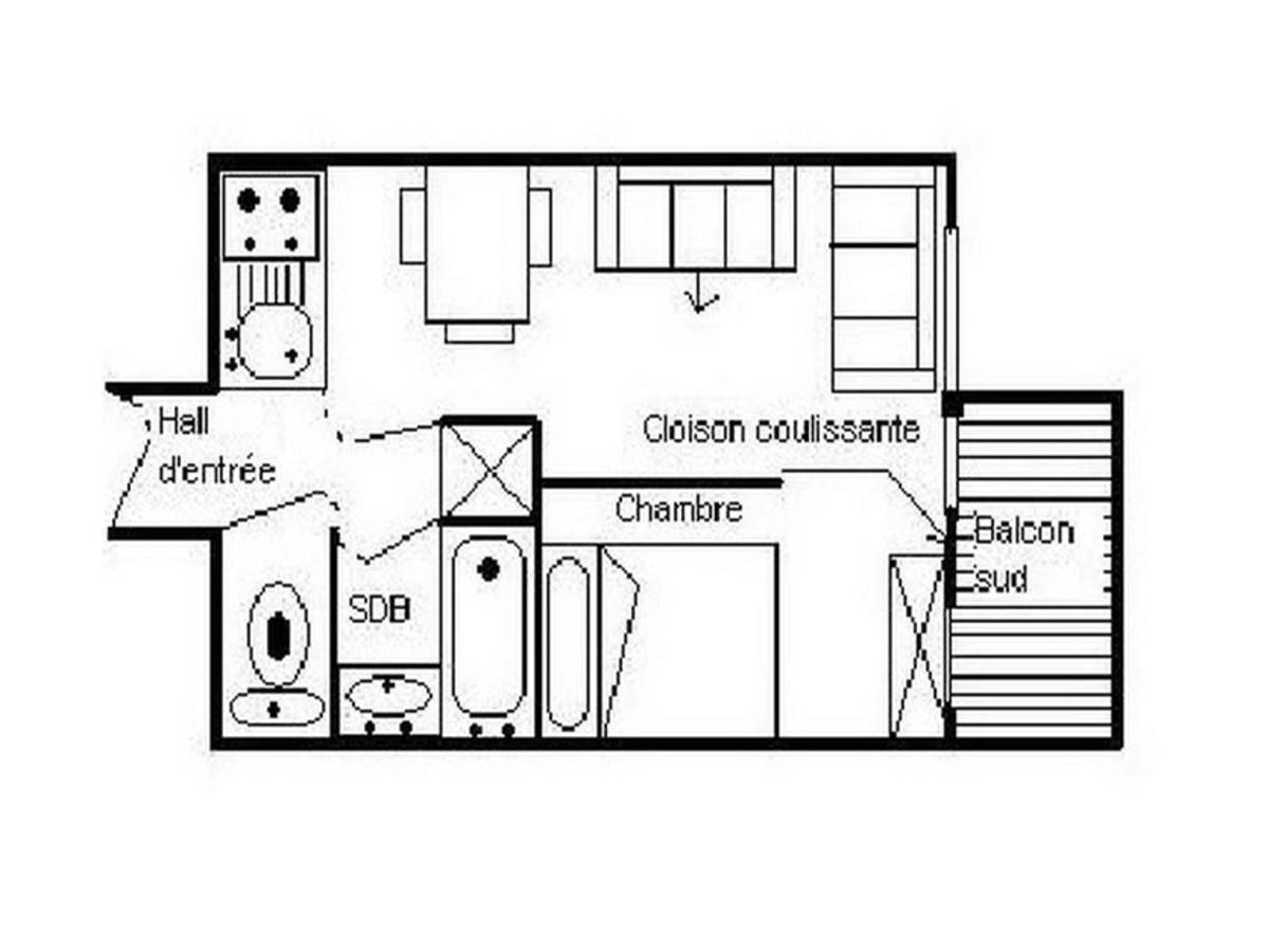 Appartement Cosy Renove 2 Pieces - Skis Aux Pieds - Balcon Sud-Ouest - Centre Resort - Fr-1-344-877 圣马丁德贝尔维尔 外观 照片